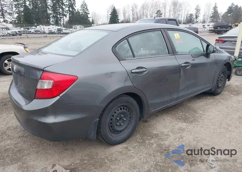 2012 Honda Civic Sdn Lx z USA, uszkodzony, nr VIN 2HGFB2F54CH332351